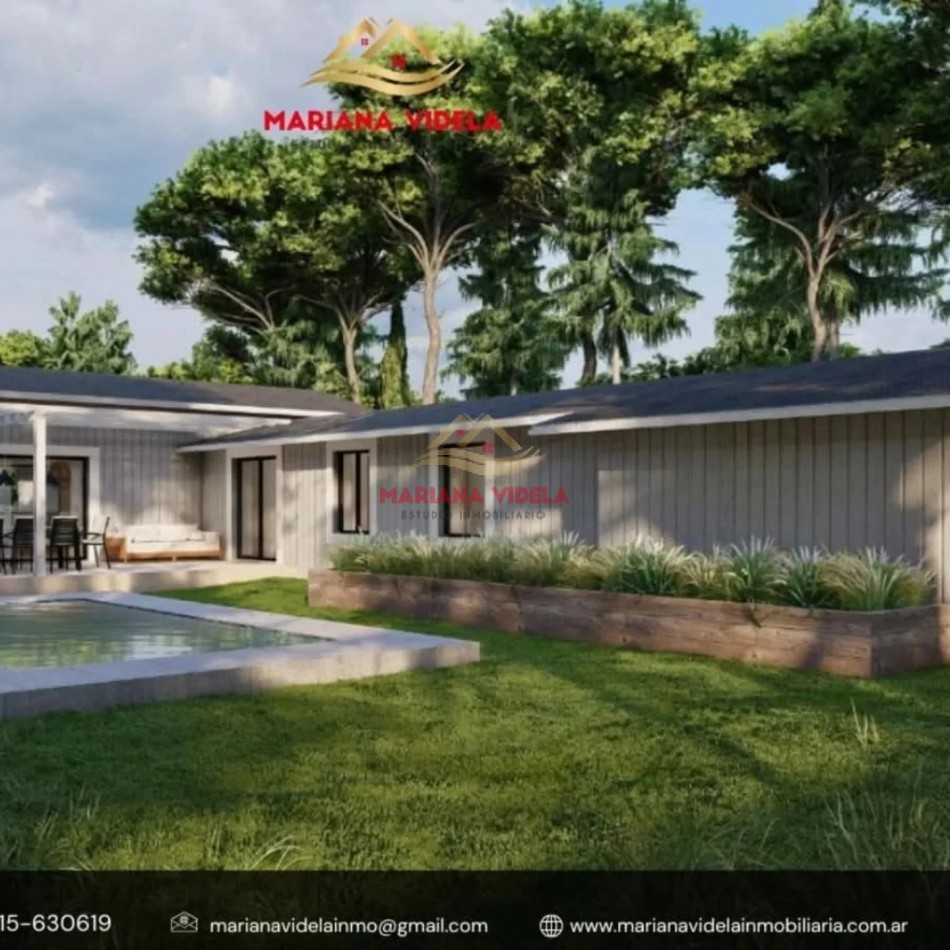 Casa en venta en Barrio Pioneros de Pinamar. Venta de pozo! FINANCIACION!